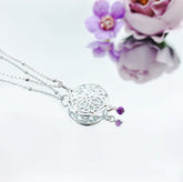 Auspicious Origin Small Pendant Necklace Silver